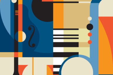 Illustration musicale abstraite